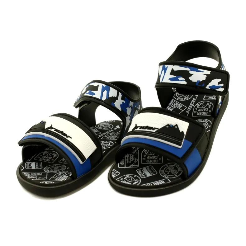 RIDER children's sandals 83453 AG294 Black/Blue/White