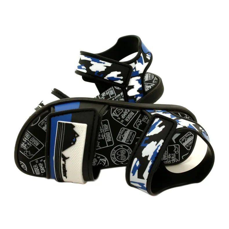 RIDER children's sandals 83453 AG294 Black/Blue/White