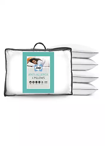 Sealy Anti Allergy Pack of 4 Pillows | Kaleidoscope