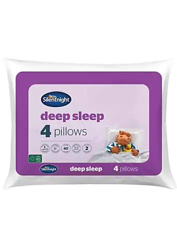 Silentnight Deep Sleep Pack of 4 Pillows | Kaleidoscope