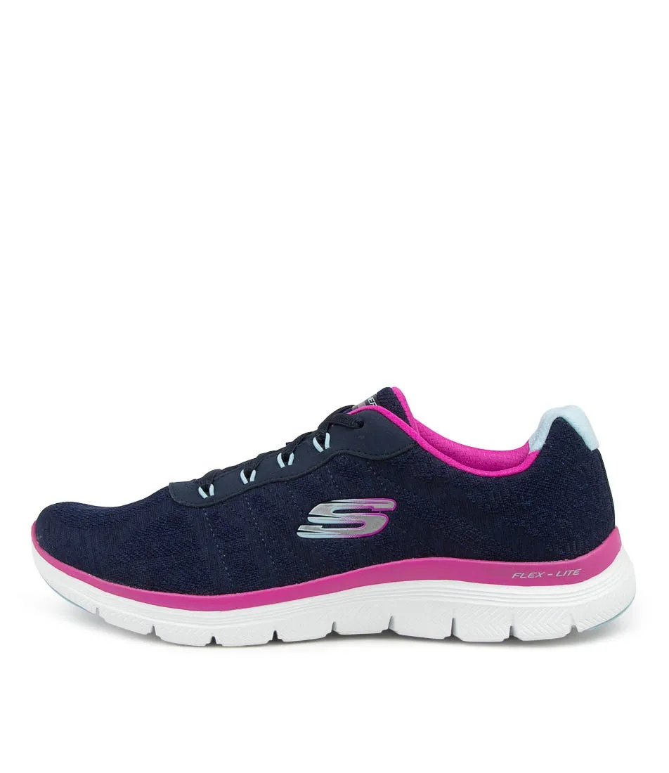 SKECHERS 149570 Flex Appeal 4.0 Navy Purple Sneakers