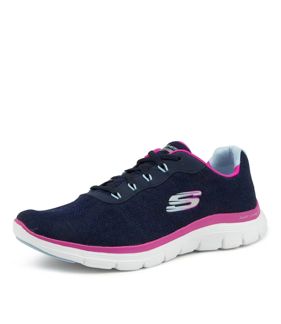 SKECHERS 149570 Flex Appeal 4.0 Navy Purple Sneakers