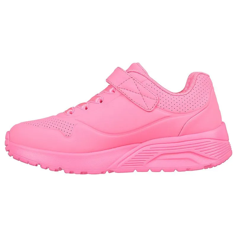 Skechers Kids' Uno - Lite Junior Trainers Neon Pink - SS24