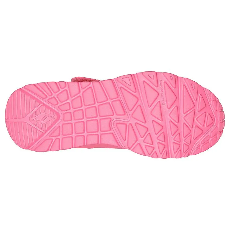 Skechers Kids' Uno - Lite Junior Trainers Neon Pink - SS24