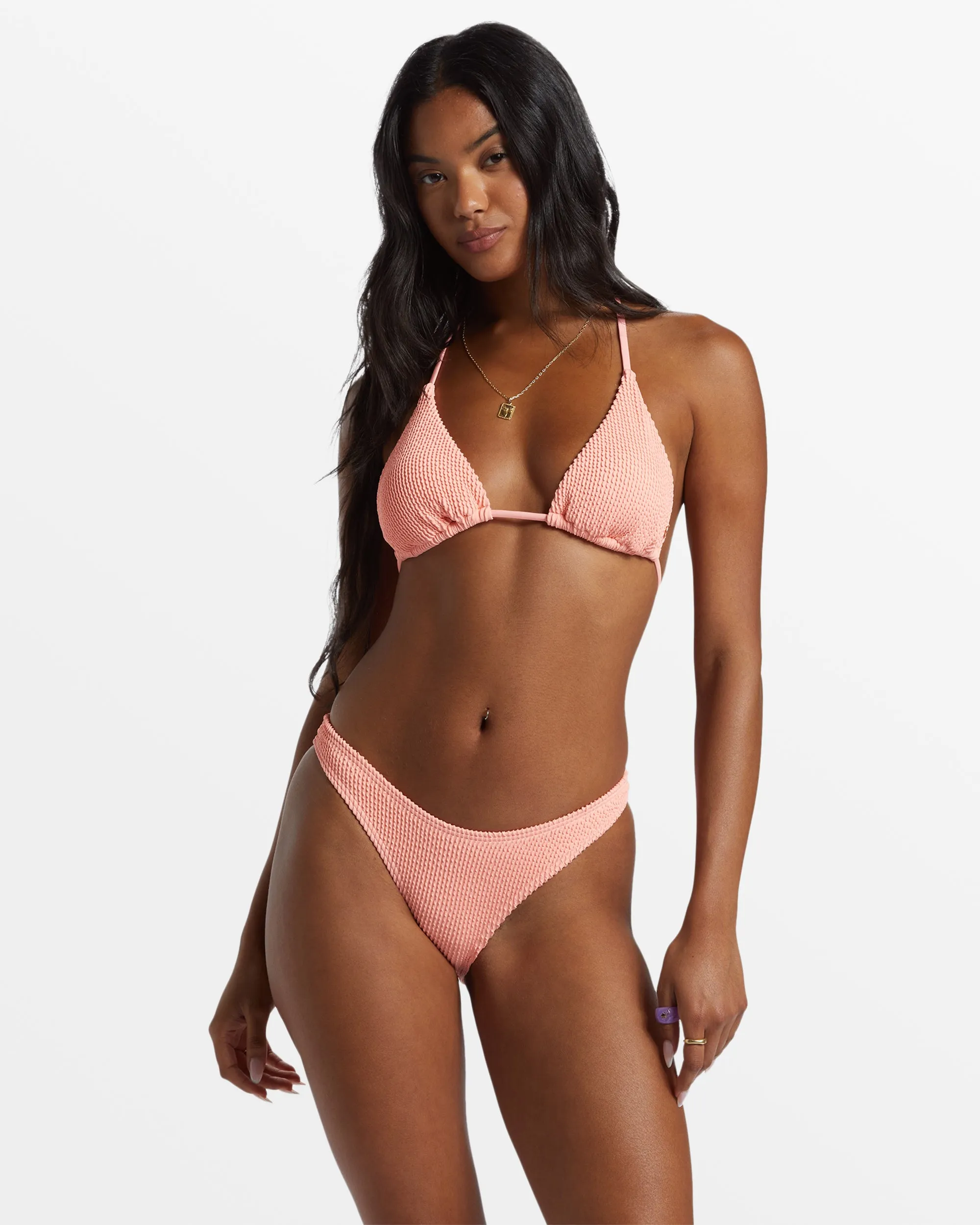 Summer High Hike Bikini Bottoms - Peach Tart