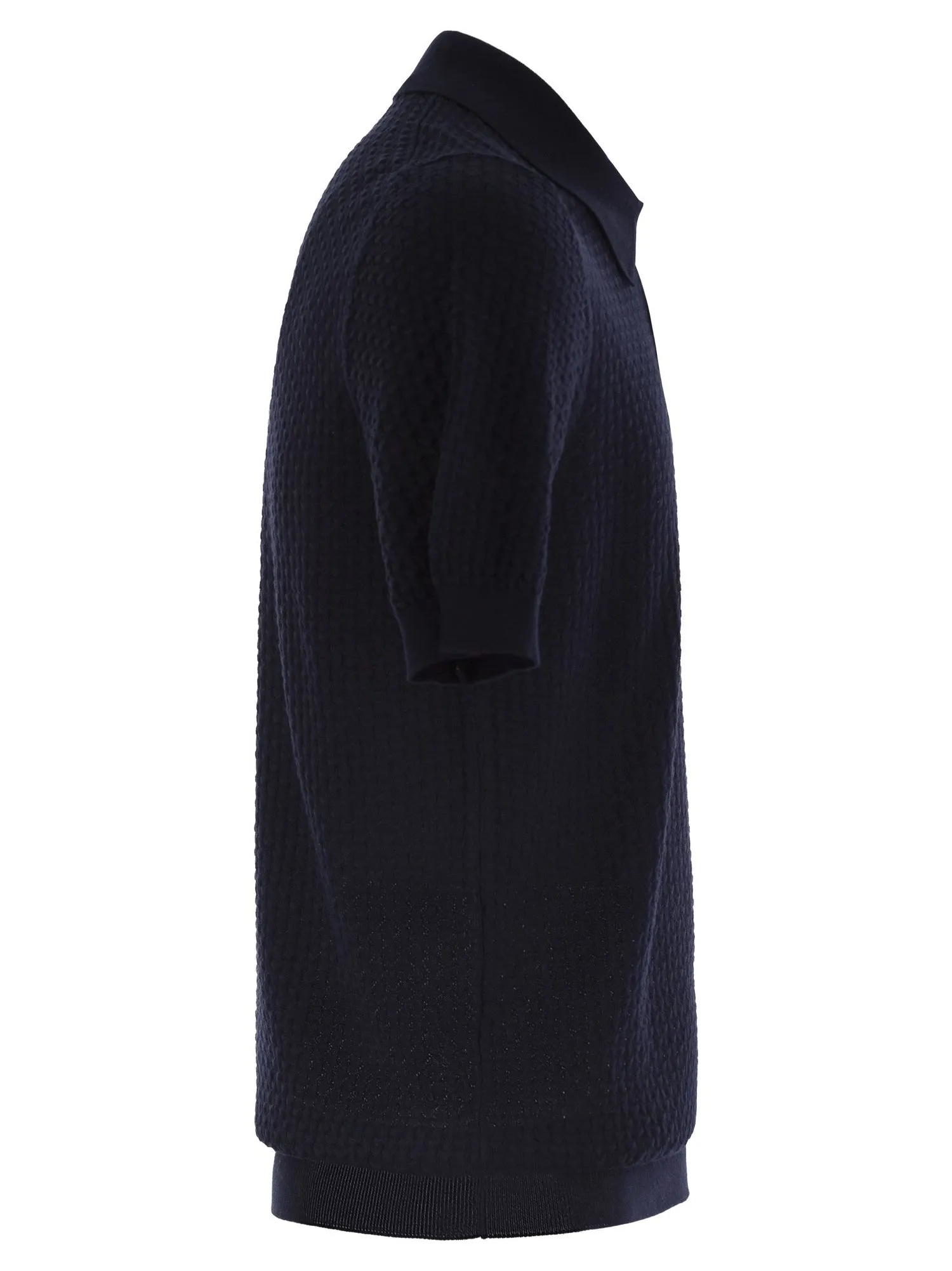 Tagliatore    Tagliatore Knitted Cotton Polo Shirt