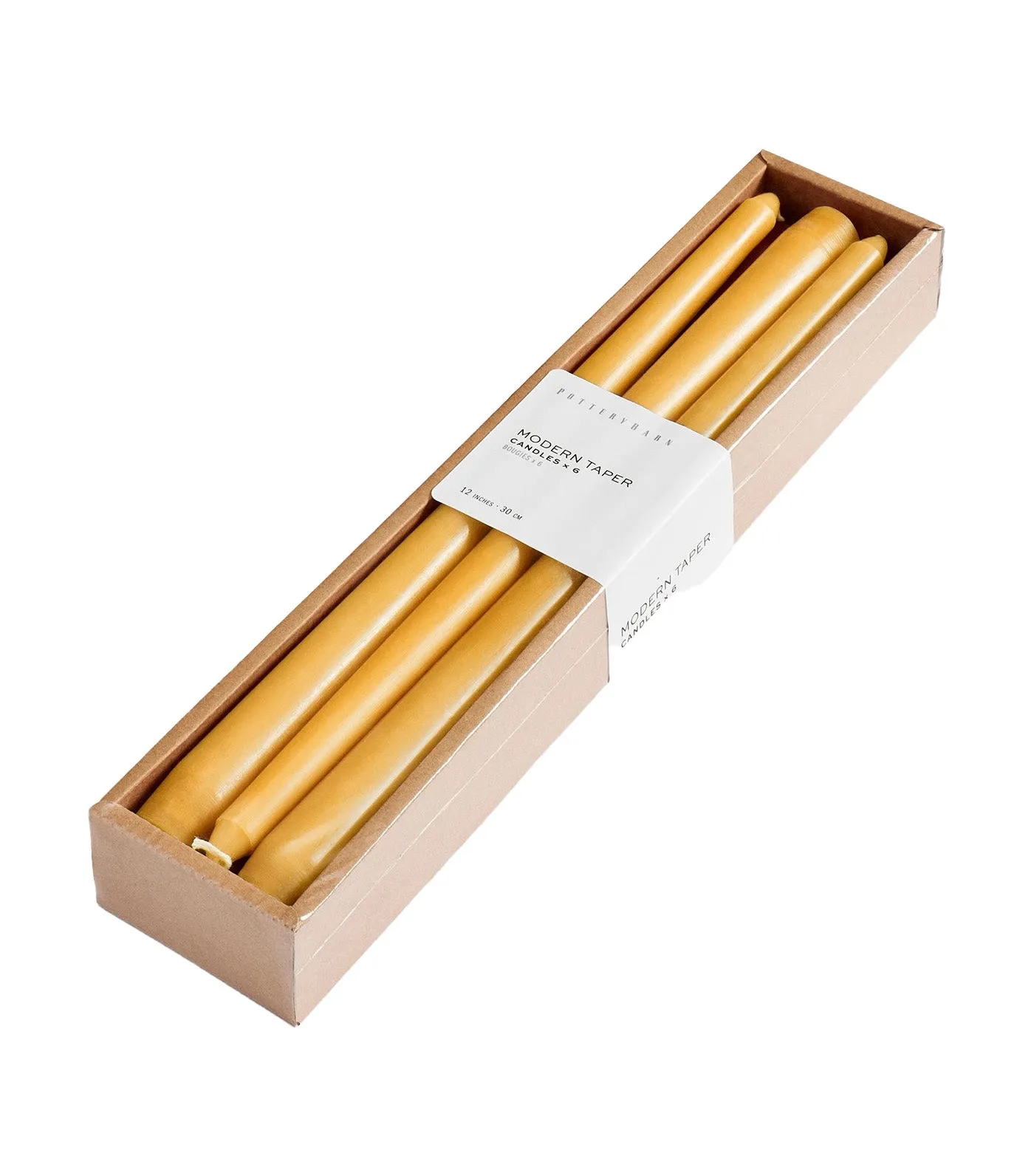 Taper Candles Set of 6 Honey