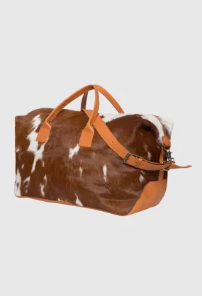 The Design Edge Large Cowhide Travel Bag- America (CA Duffle)