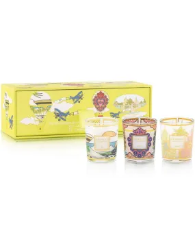 Trio Travel Candles in Rio, Mexico and Miami