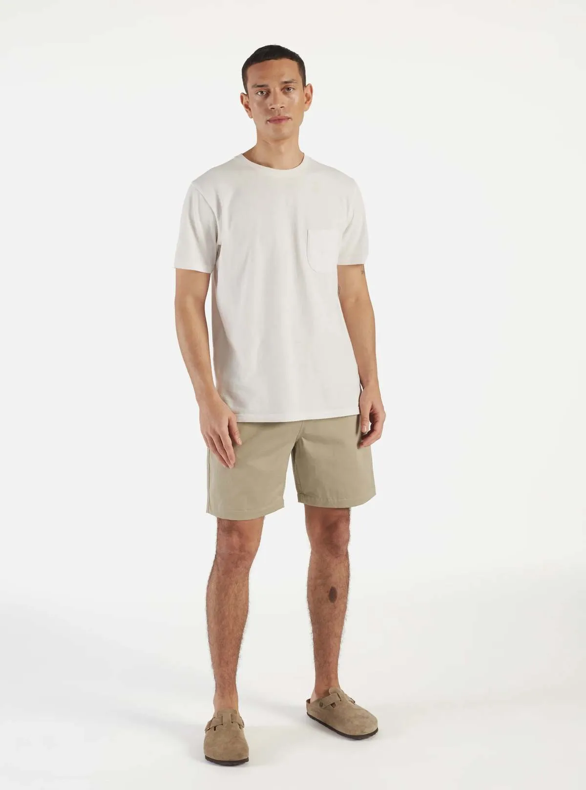 Twill Beach Short - Stone