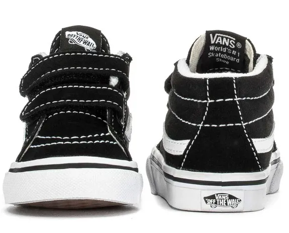 Vans Vans Toddler SK8 Mid Reissue Blk/Wht VN00018W6BT 