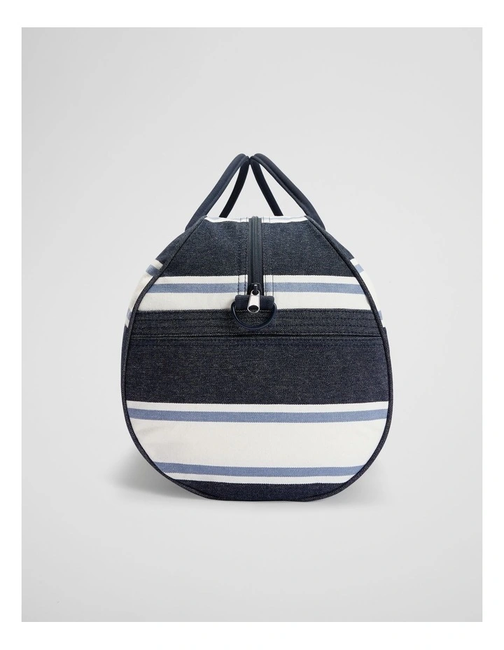 Verified Australian Cotton Harry Stripe Tote in Navy