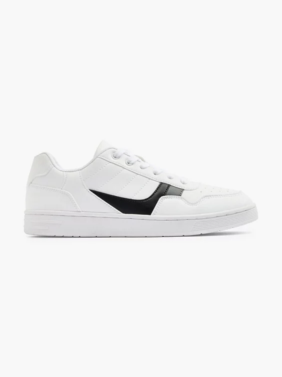 Vty  White Lace Up Trainers