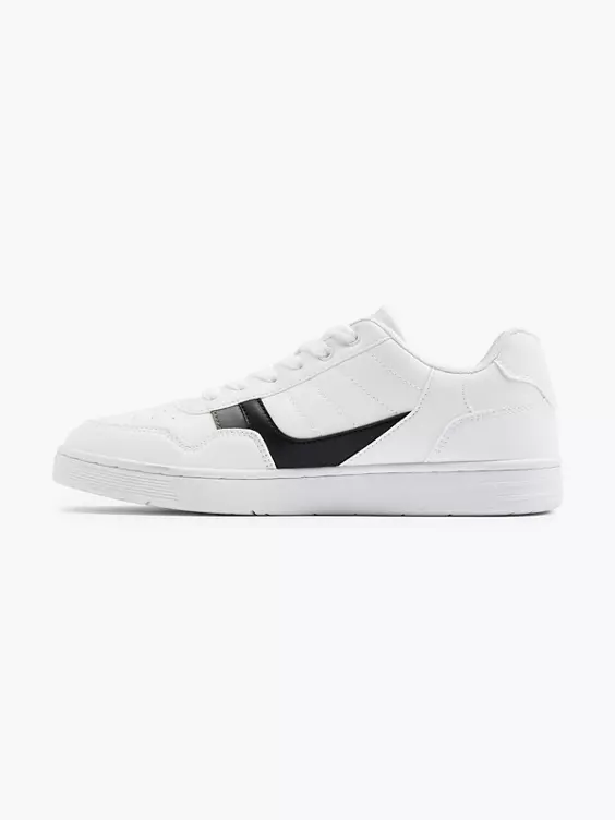 Vty  White Lace Up Trainers