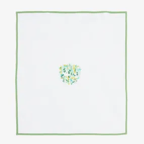 White & Green Blanket (80cm)