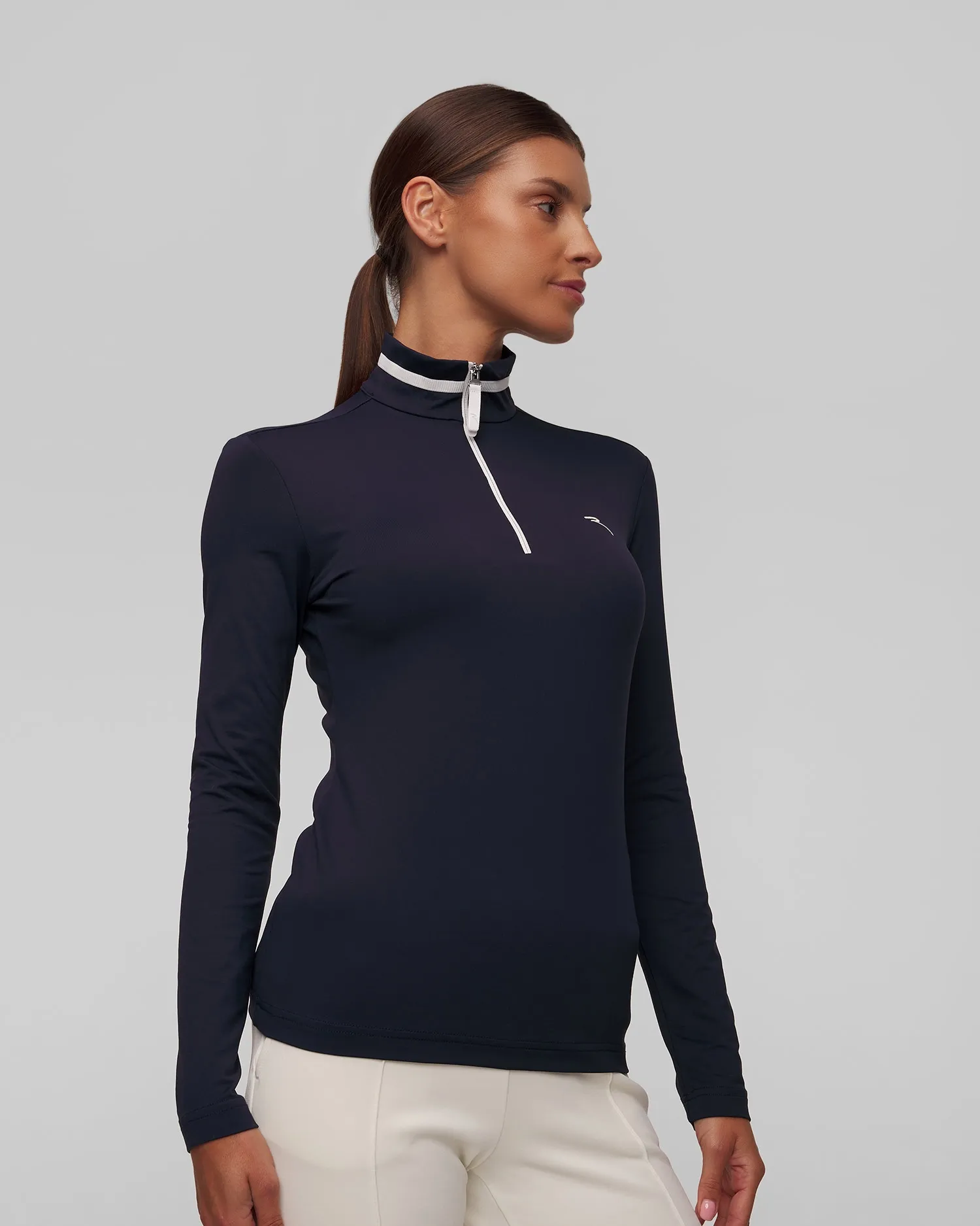 Women's zip turtleneck golf Chervo Tarrive T0011-599