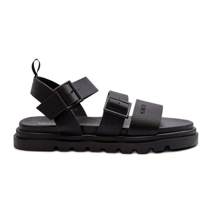 Women's Eco Leather Sandals Big Star NN274065 Black