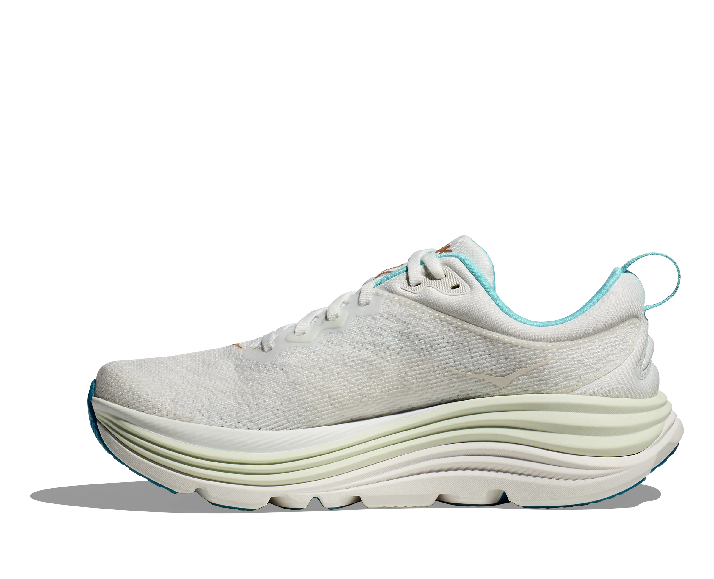 Women's Hoka Gaviota 5 Color: Frost / Rose Gold (WIDE WIDTH)