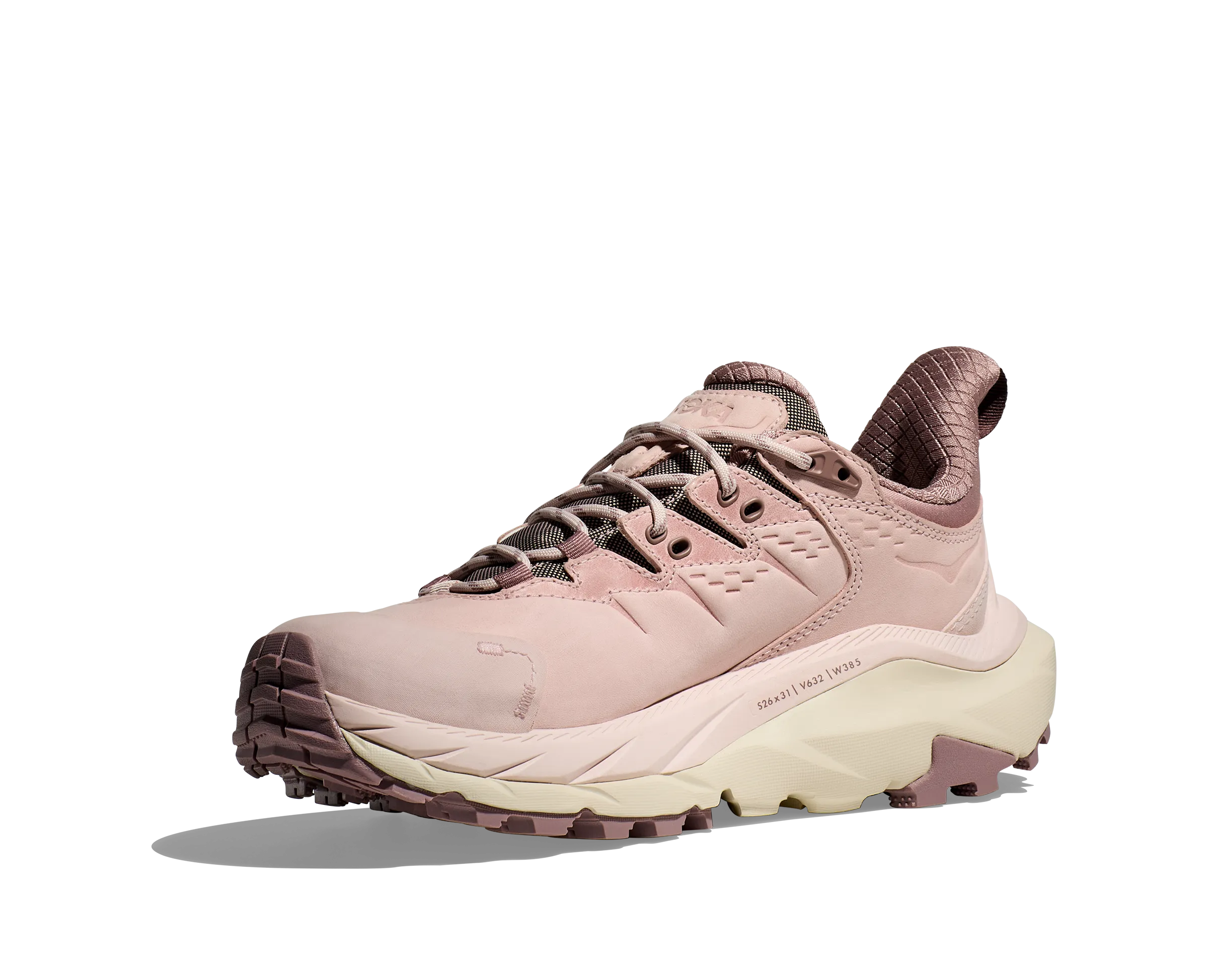 Women's Hoka Kaha 2 Low GTX Color: Cosmic Pearl/Oat Milk