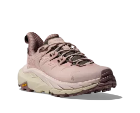 Women's Hoka Kaha 2 Low GTX Color: Cosmic Pearl/Oat Milk