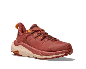 Women's Hoka Kaha 2 Low GTX Color: Hot Sauce / Shifting Sand