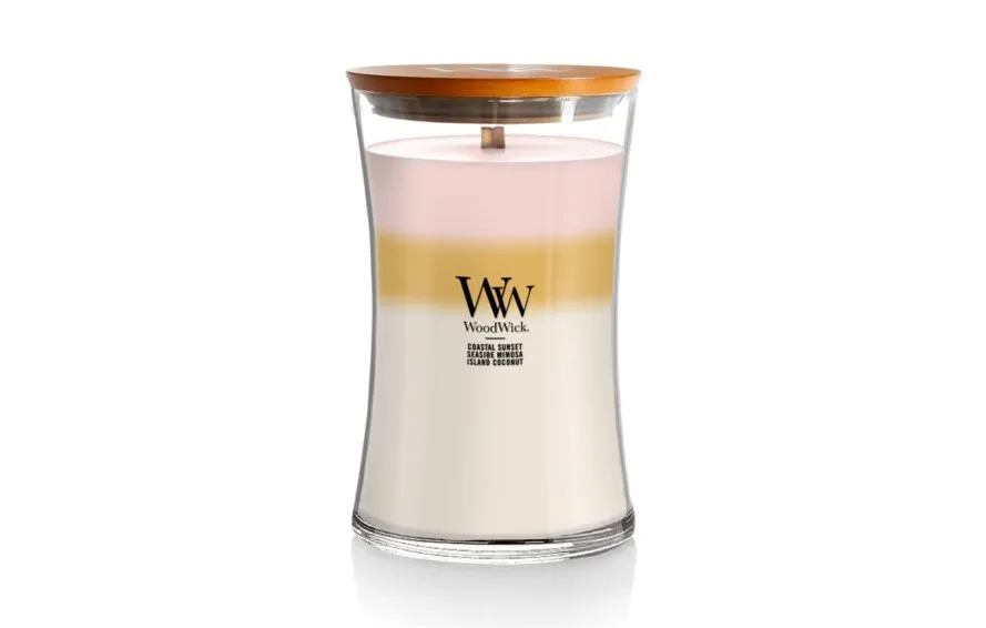 WoodWick Large Trilogy Hourglass Candles - Island Getaway